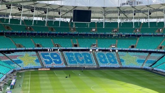 Arena Fonte Nova, em Salvador, que neste sábado receberá o confronto entre Bahia e Flamengo, pelo Brasileirão