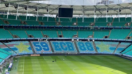 Arena Fonte Nova, em Salvador, que neste sábado receberá o confronto entre Bahia e Flamengo, pelo Brasileirão