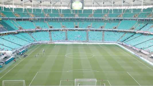 Arena Fonte Nova recebe o jogo entre Bahia e Palmeiras nesta quarta-feira (21)