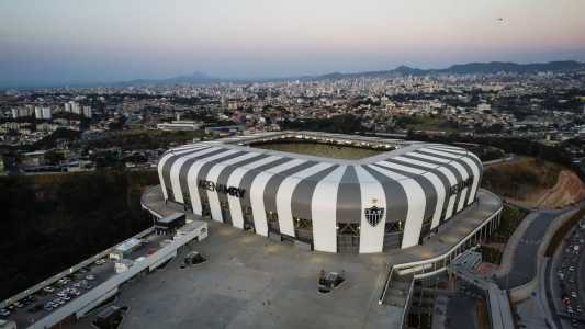 Arena MRV, estádio do Atlético que será inaugurado oficialmente no domingo (27)