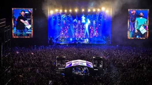 Arena MRV recebeu show da dupla sertaneja Jorge e Mateus