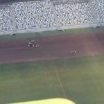 Atlético x Botafogo: veja a substituição de parte do gramado da Arena MRV
