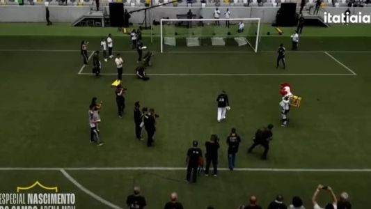 Arena MRV teve as redes balançadas pela primeira vez neste sábado (15)