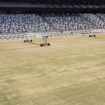 Atlético aproveita período de férias para renovar gramado da Arena MRV