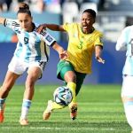 Com golaço, Argentina busca empate com a África do Sul pela Copa do Mundo Feminina