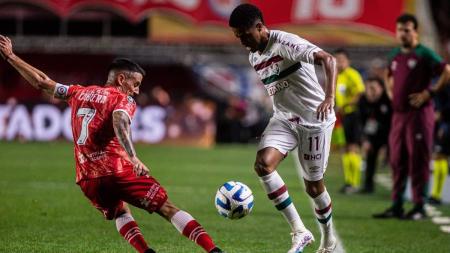 Argentinos Juniors e Fluminense na partida de ida