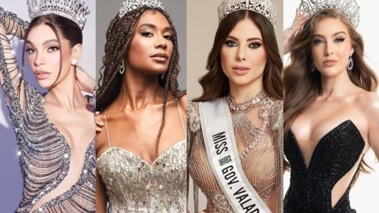 Ariella Moura (Miss Divinópolis), Isalu (Miss Ouro Preto), Acsa Abreu (Miss Gov. Valadares) e Gabriela Botelho (Miss Belo Horizonte)