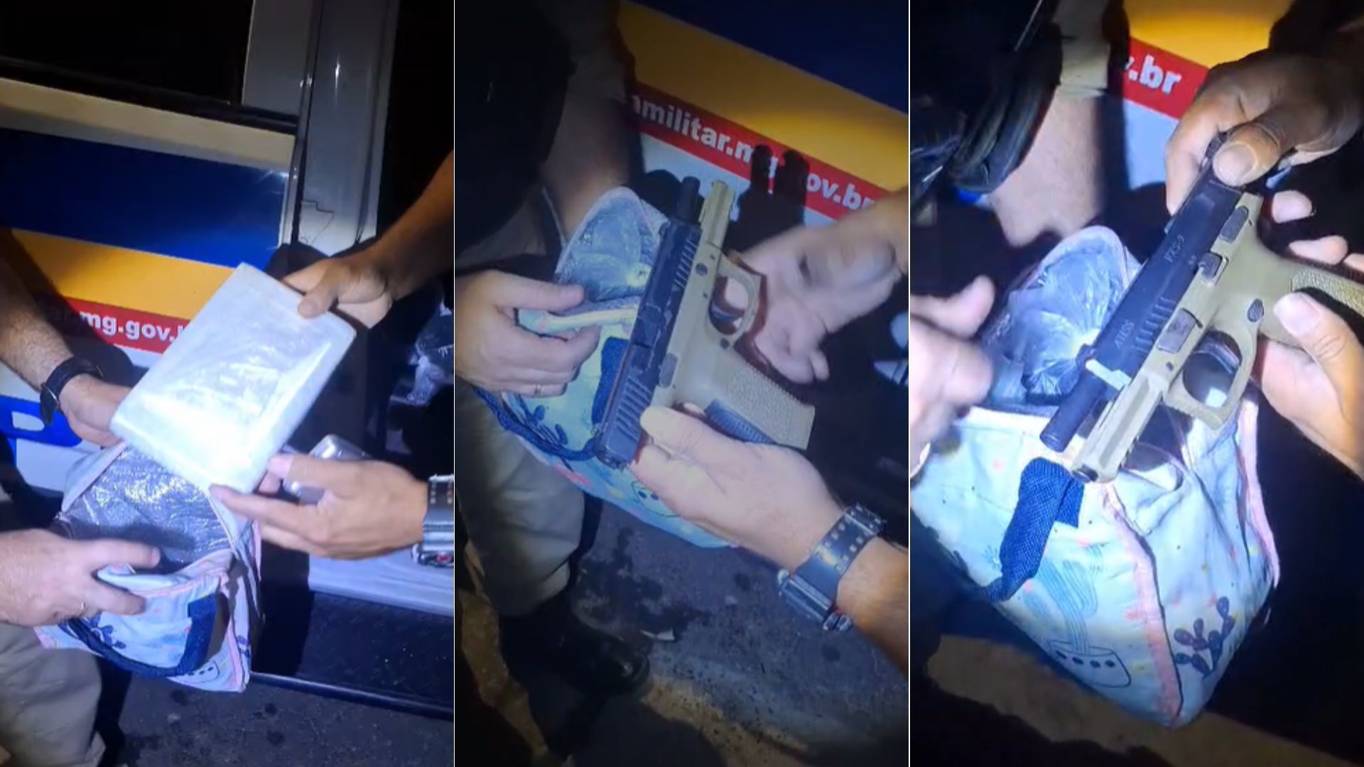 Adolescente de 17 anos é apreendido com arma, cocaína e dinheiro na região Noroeste de BH