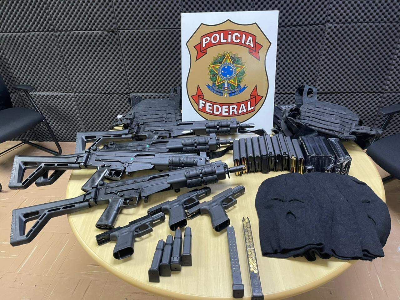 PF registra queda de 40% na apreensão de armas de fogo em 2024