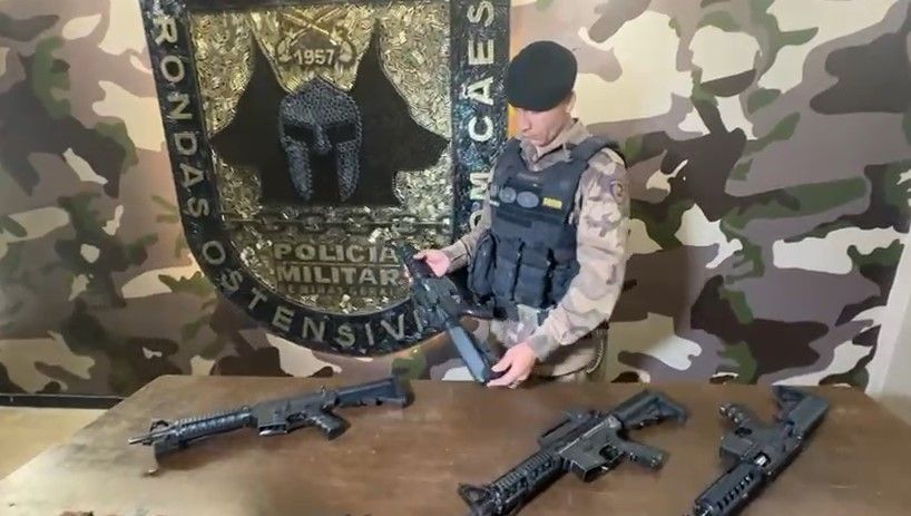 Fábrica de armas caseiras é descoberta em área rural de Santa Luzia (MG)