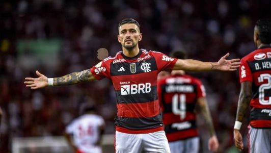 Arrascaeta fez o gol do vitória do Rubro-Negro