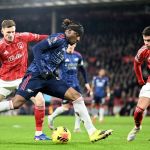 Arsenal empata com Forest e desperdiça chance de ampliar vantagem na Premier League