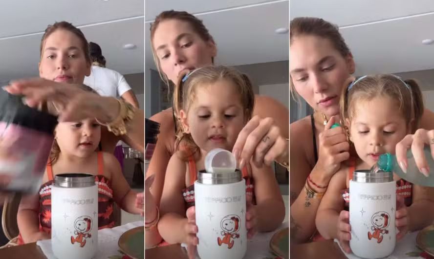 Virginia Fonseca causa polêmica ao mostrar filhas consumindo colágeno em pó