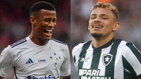 Arthur Gomes e Tiquinho Soares são as esperanças de gols de Cruzeiro e Botafogo
