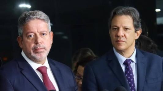 Arthur Lira e Fernando Haddad estão em lados opostos sobre projeto de lei que quer taxar rendimentos no exterior