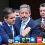 Após ser eleito presidente da Câmara, Hugo Motta reúne governo e oposição em festa em Brasília