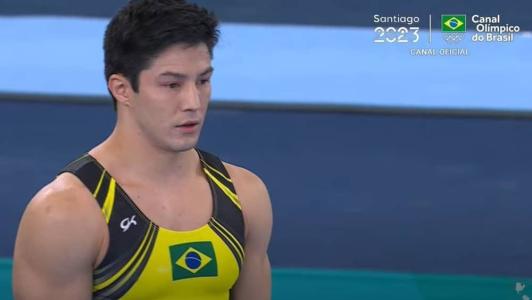 Arthur Nory foi prata na disputa Pan-Americana