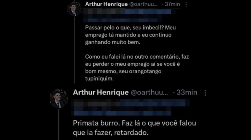 Homem que fez ofensas racistas nas redes sociais contra torcedores é demitido de empresa em BH