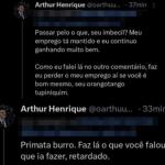 Homem que fez ofensas racistas nas redes sociais contra torcedores é demitido de empresa em BH