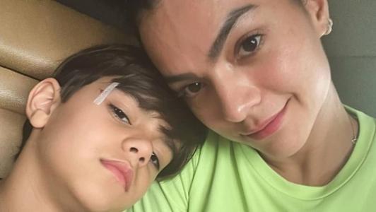 Artur, de 6 anos, é o filho mais novo de Kelly Key