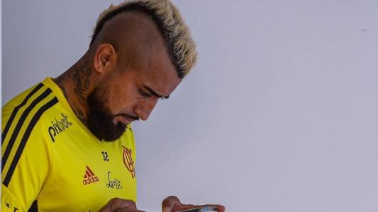 Arturo Vidal quer a transferência do Flamengo para o Athletico