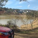 Bombeiros fazem busca por homem se afogou em lagoa de Esmeraldas, na Grande BH