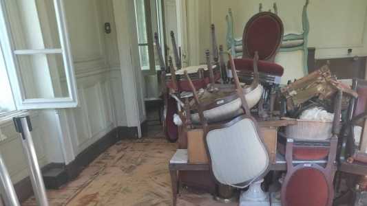 As chuvas danificaram o patrimônio histórico
