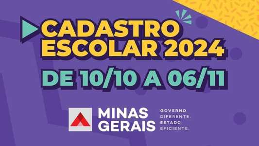 As inscrições foram abertas nesta terça-feira (10)