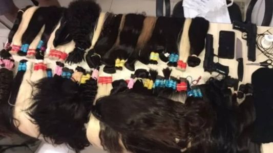 As peças de mechas foram devolvidas ao salão