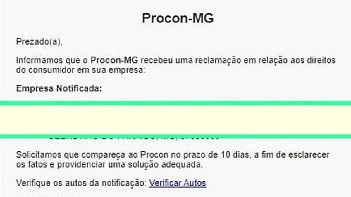 Procon-MG emite novo alerta sobre e-mail falso enviando mensagens contendo vírus