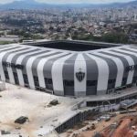 Arena MRV: carreta de 18 metros transita na 'rua' do estádio do Atlético