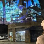 Vídeo: Bloco da Bicicletinha leva ciclistas para apreciar projeções em BH