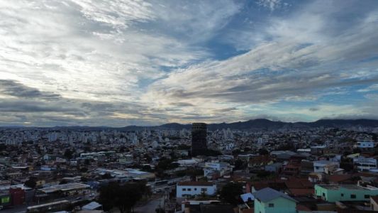 As temperaturas no estado variam entre a mínima de 10°C e a máxima de 34°C
