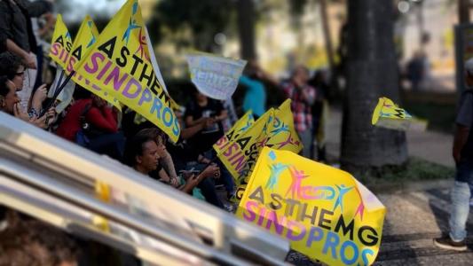 A reunião estava prevista para ocorrer em frente a Assembleia Legislativa de Minas Gerais (ALMG)