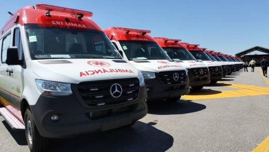 O estado conta com 325 ambulâncias