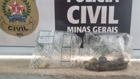 O homem foi autuado em flagrante por tráfico de drogas