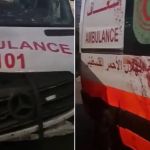 Comboio de ambulâncias em Gaza é alvo de ataque de Israel, afirmam autoridades