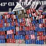 Polícia Militar apreende 250 kg de maconha em Minas