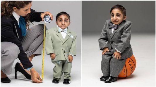 O jovem, de 21 anos, quebrou o recorde, com quase 6 centímetros de diferença