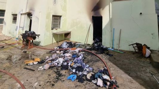 Asilo pega fogo em Dores do Indaiá