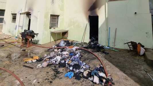 Asilo pega fogo em Dores do Indaiá