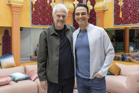 Pedro Bial e Tadeu Schmidt.