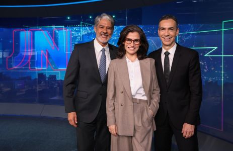 William Bonner, Renata Vasconcellos e César Tralli