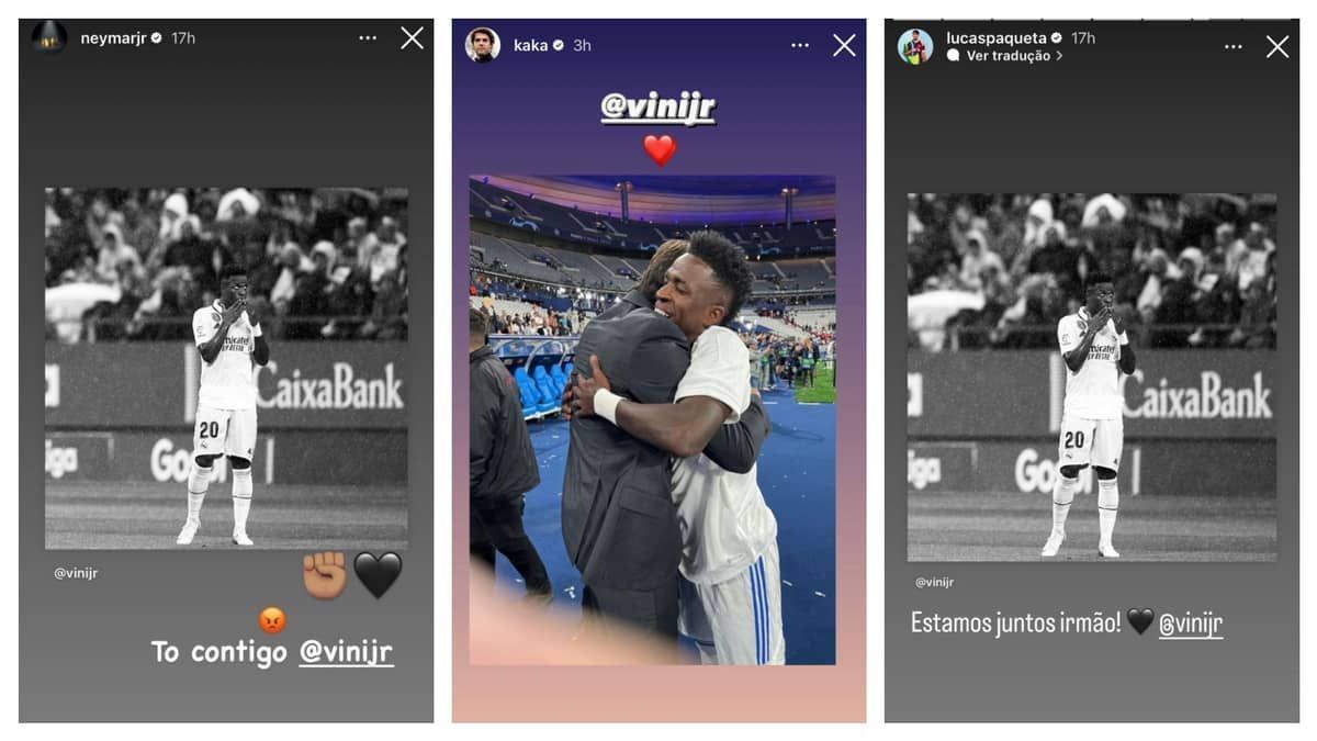 Ataques racistas a Vini Jr comovem astros do futebol; veja reações