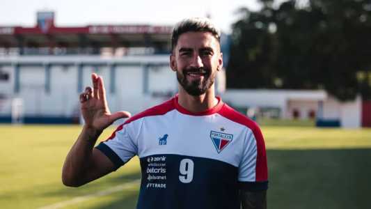 Atacante argentino Juan Martin Lucero volta a treinar e pode aparecer no Fortaleza contra o São Paulo