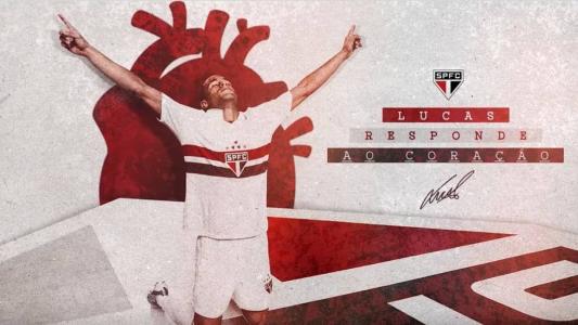 Atacante Lucas Moura, novo reforço do São Paulo