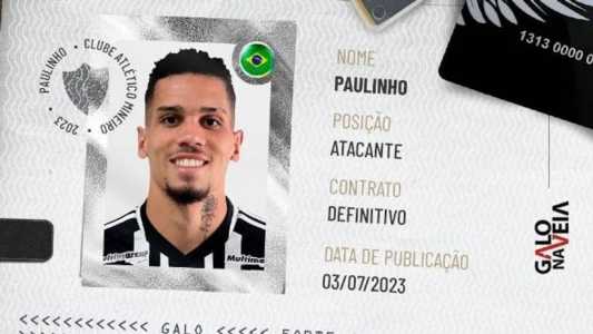 Atacante volta a ter condições de jogo pelo Galo