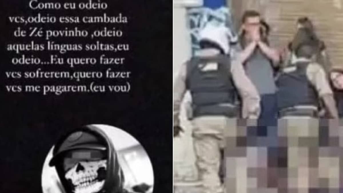 Ataque a escola em Poços de Caldas: autor postou ameaça de massacre no Instagram