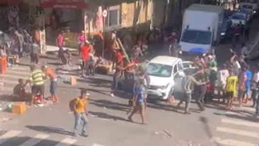 Ataque a motorista de aplicativo no centro de São Paulo.