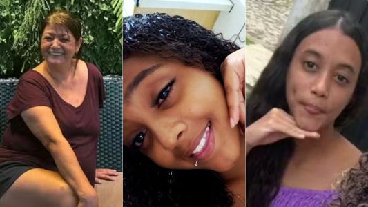 Da esquerda para a direita, Ione, Nathielly, Yone e Emanuely.